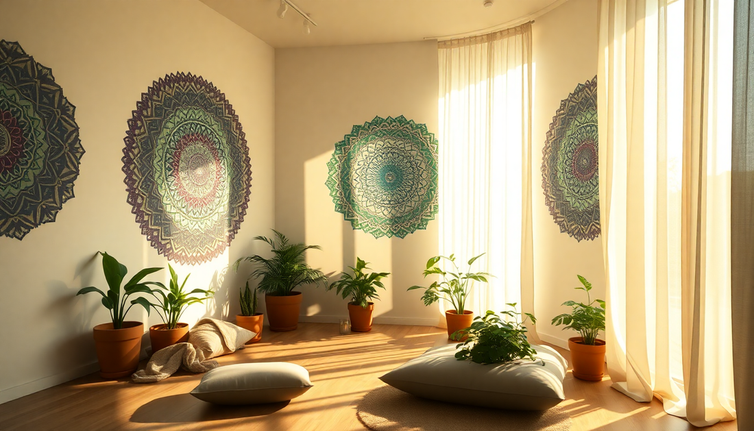 Elevate Your Space: Infusing Spiritual Serenity with Mandala Designs